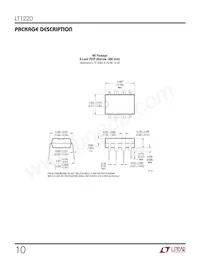 LT1220CS8 Datasheet Page 10