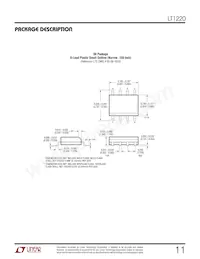 LT1220CS8 Datasheet Pagina 11