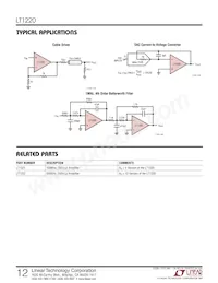 LT1220CS8 Datenblatt Seite 12