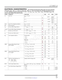 LT1997HDF-3#TRPBF Datasheet Pagina 5