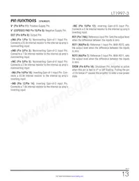 LT1997HDF-3#TRPBF Datasheet Pagina 13