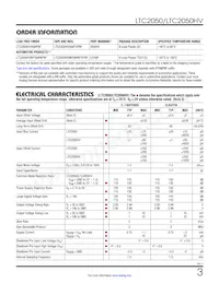 LTC2050HVIS6#TRM Datasheet Pagina 3