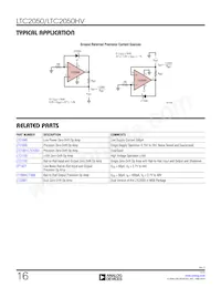 LTC2050HVIS6#TRM Datenblatt Seite 16