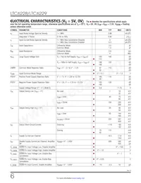 LTC6228HS8#TRPBF Datasheet Pagina 6