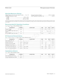 MAX1232MLP/883B Datasheet Pagina 2