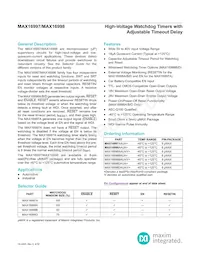 MAX16998BAUA/V+T Datasheet Copertura