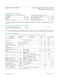 MAX16998BAUA/V+T Datasheet Pagina 2