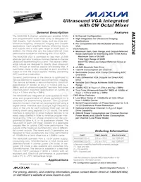 MAX2036CCQ+ Datenblatt Cover