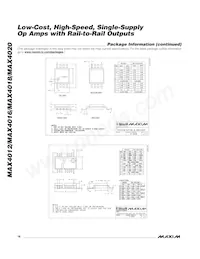 MAX4012ESA+TG071數據表 頁面 16