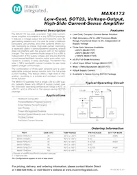 MAX4173TESA-T Datenblatt Cover