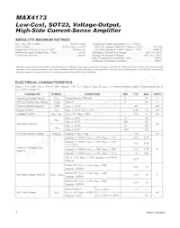 MAX4173TESA-T Datasheet Page 2