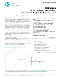 MAX44280AXT+T Datasheet Copertura