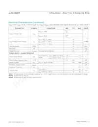 MAX44281VANS+T Datasheet Pagina 3