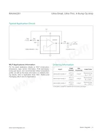 MAX44281VANS+T Datasheet Pagina 9