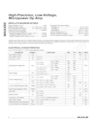 MAX480ESA Datasheet Pagina 3