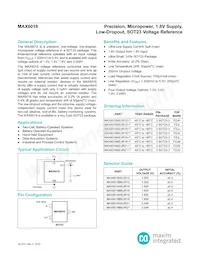 MAX6018AEUR16+T Datasheet Copertura