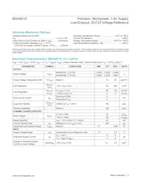 MAX6018AEUR16+T Datasheet Pagina 2