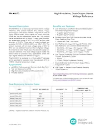 MAX6072BAUB50+ Datasheet Copertura