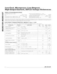 MAX6105EUR+TG075 Datasheet Pagina 2