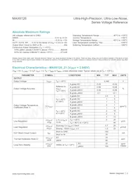 MAX6126BASA36+T Datasheet Page 2