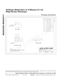 MAX6411BS45+ Datasheet Pagina 8