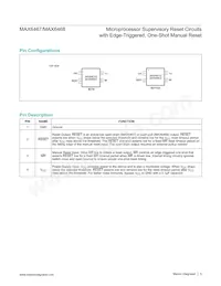 MAX6468XS26D3+ Datasheet Pagina 5