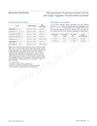 MAX6468XS26D3+ Datasheet Pagina 9