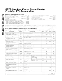 MAX9013EUA-T Datasheet Page 2