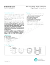 MAX9142EKA+TG002 Datenblatt Cover