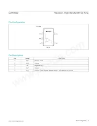 MAX9622AXK+ Datasheet Page 7