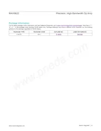 MAX9622AXK+ Datasheet Page 9