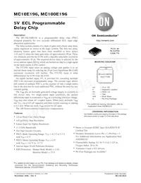 MC10E196FNR2G Datenblatt Cover