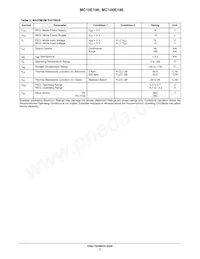 MC10E196FNR2G Datenblatt Seite 3