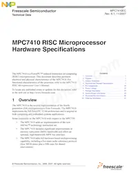 MC7410TVU400LE Datasheet Copertura