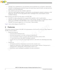 MC7410TVU400LE Datasheet Pagina 2