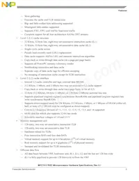 MC7410TVU400LE Datasheet Pagina 5