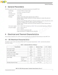 MC7410TVU400LE Datasheet Pagina 7