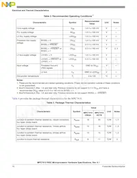 MC7410TVU400LE Datasheet Pagina 10