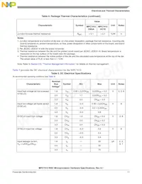 MC7410TVU400LE Datasheet Pagina 11