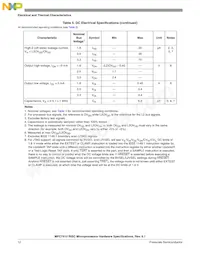 MC7410TVU400LE數據表 頁面 12