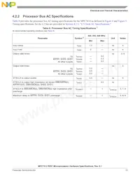 MC7410TVU400LE數據表 頁面 15