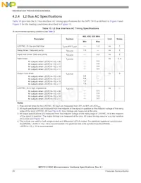 MC7410TVU400LE數據表 頁面 20