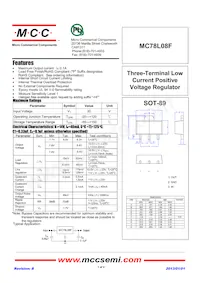 MC78L08F-TP Datasheet Copertura