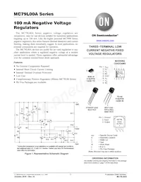 MC79L18ABPRPG Datasheet Cover