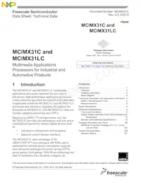 MCIMX31CVMN4DR2數據表 封面