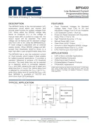 MP6400DG-01-LF-P Datasheet Copertura