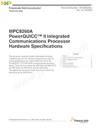 MPC8266AZUPJDC Datasheet Copertura