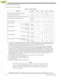 MPC8266AZUPJDC Datasheet Pagina 22