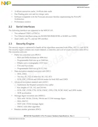 MPC8315ECVRAFDA Datasheet Pagina 3