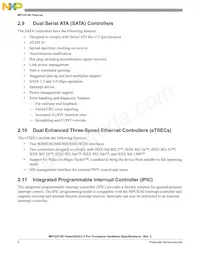 MPC8315ECVRAFDA Datasheet Pagina 6